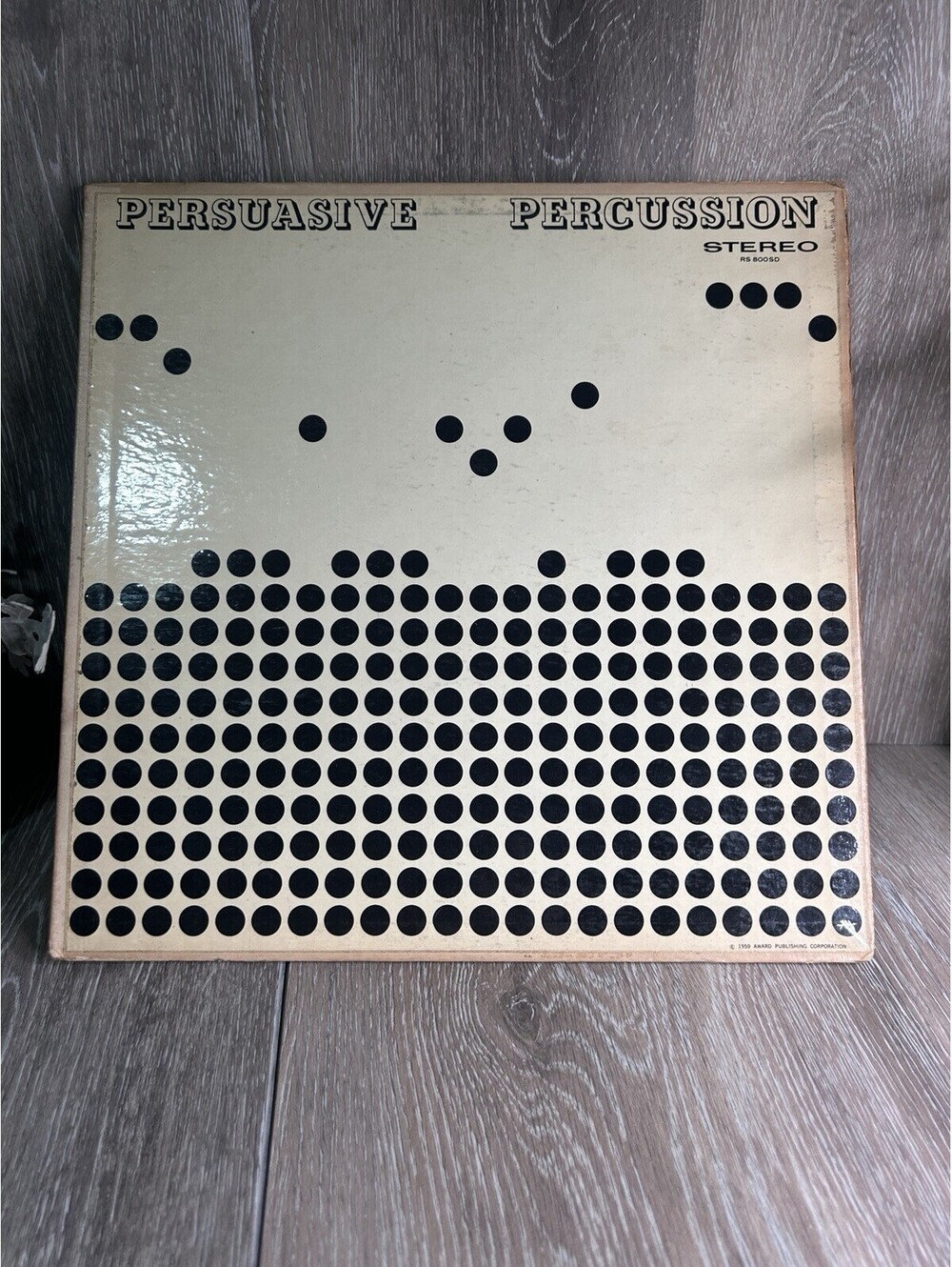 Terry Snyder Persuasive Percussion Vinyl LP Command RS 800 SD Josef Albers Art